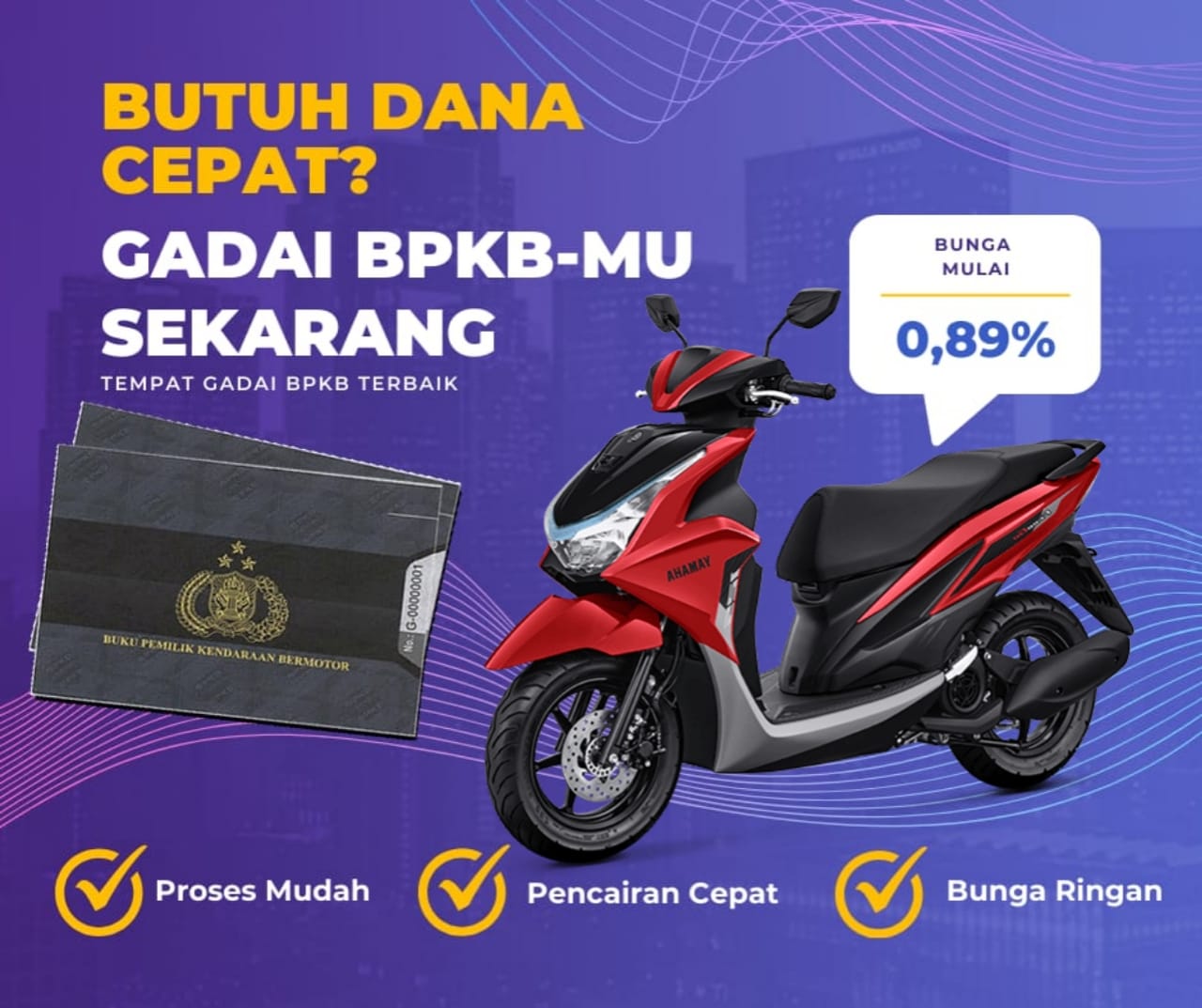 Kredit Jaminan Bpkb Motor Yamaha Freego 125 Dapat Dana Berapa? Seperti Ini Simulasinya